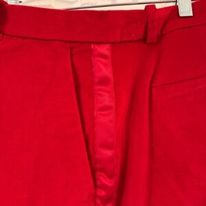 J. Crew Women’s Vibrant Red Wide Leg Pants